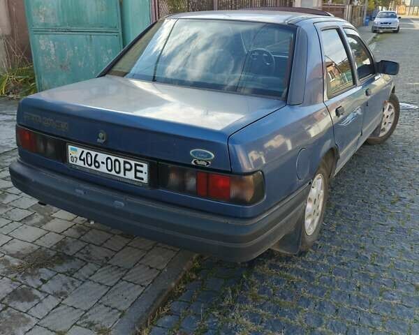 Синий Форд Сиерра, объемом двигателя 2 л и пробегом 100 тыс. км за 1600 $, фото 1 на Automoto.ua