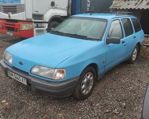 Синий Форд Сиерра, объемом двигателя 2 л и пробегом 300 тыс. км за 1500 $, фото 2 на Automoto.ua