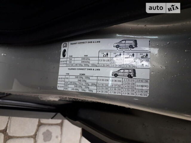 Серый Форд Турнео Коннект пасс., объемом двигателя 1.6 л и пробегом 196 тыс. км за 13500 $, фото 29 на Automoto.ua