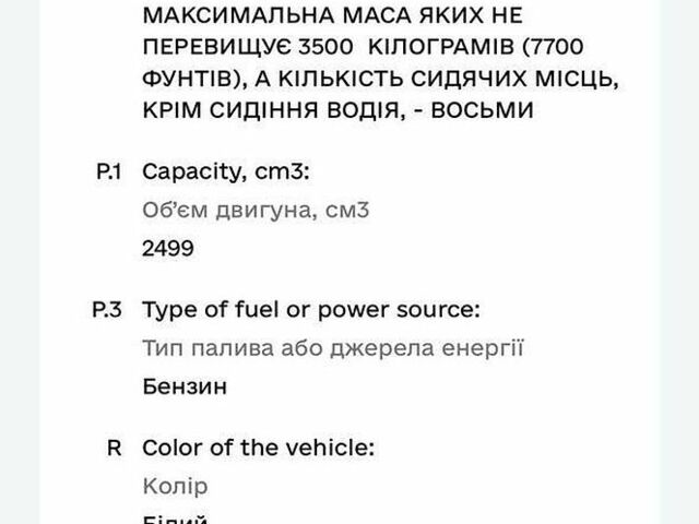 Белый Форд Транзит Коннект, объемом двигателя 2.5 л и пробегом 320 тыс. км за 10200 $, фото 25 на Automoto.ua