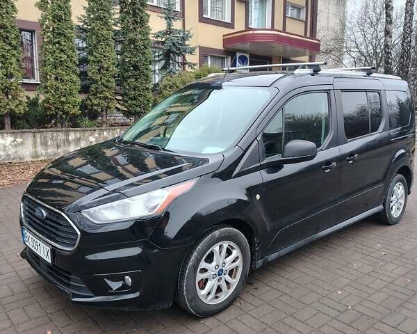 Черный Форд Транзит Коннект, объемом двигателя 2 л и пробегом 226 тыс. км за 17000 $, фото 1 на Automoto.ua