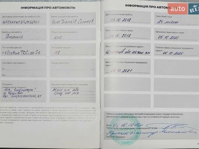 Красный Форд Транзит Коннект, объемом двигателя 1.5 л и пробегом 84 тыс. км за 15500 $, фото 1 на Automoto.ua