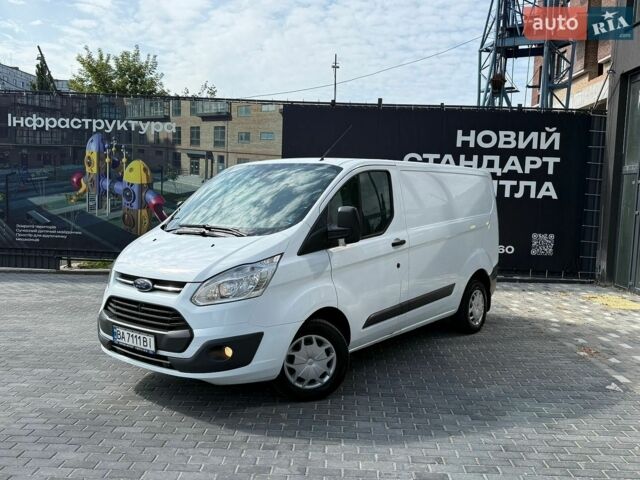 Белый Форд Транзит Кастом, объемом двигателя 2 л и пробегом 255 тыс. км за 14000 $, фото 1 на Automoto.ua