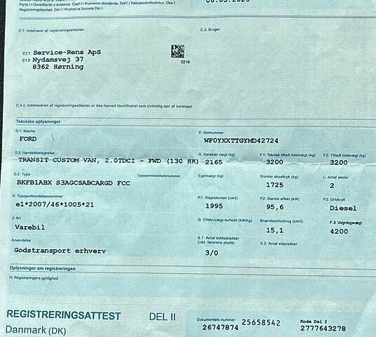 Білий Форд Транзит Кастом, об'ємом двигуна 2 л та пробігом 193 тис. км за 18500 $, фото 11 на Automoto.ua