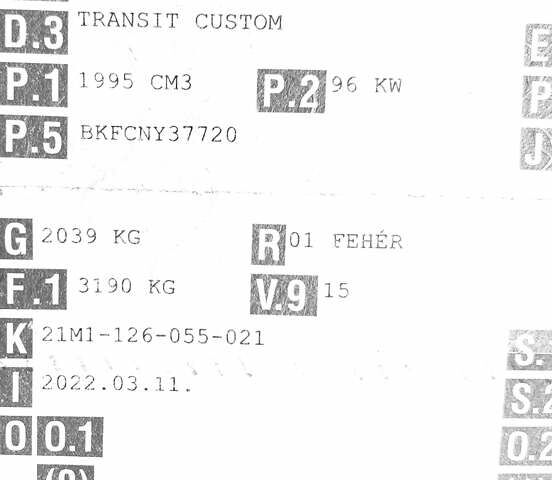 Белый Форд Транзит Кастом, объемом двигателя 2 л и пробегом 91 тыс. км за 24500 $, фото 62 на Automoto.ua