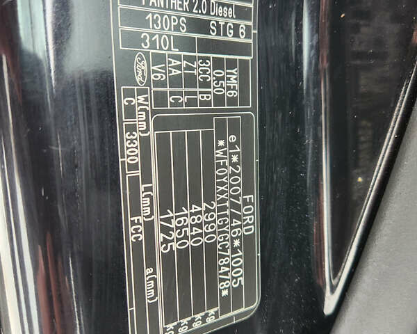 Чорний Форд Транзит Кастом, об'ємом двигуна 2 л та пробігом 205 тис. км за 14500 $, фото 8 на Automoto.ua