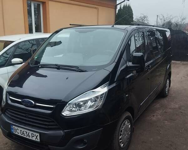 Черный Форд Транзит Кастом, объемом двигателя 2.2 л и пробегом 290 тыс. км за 14500 $, фото 1 на Automoto.ua