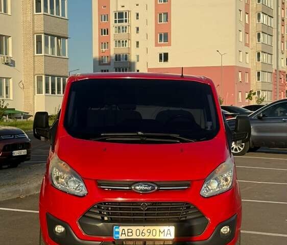 Червоний Форд Транзит Кастом, об'ємом двигуна 2 л та пробігом 262 тис. км за 12850 $, фото 1 на Automoto.ua