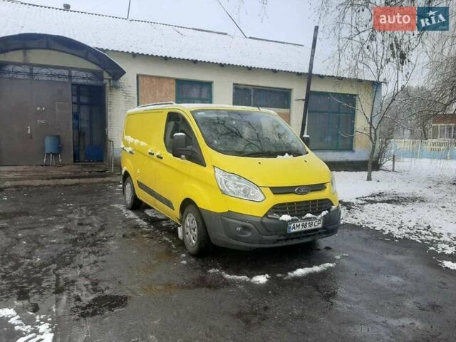 Желтый Форд Транзит Кастом, объемом двигателя 2.2 л и пробегом 192 тыс. км за 9600 $, фото 14 на Automoto.ua
