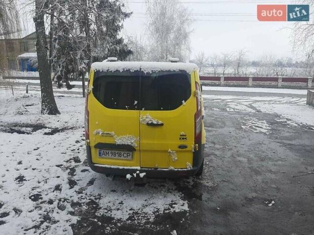 Жовтий Форд Транзит Кастом, об'ємом двигуна 2.2 л та пробігом 192 тис. км за 9600 $, фото 15 на Automoto.ua