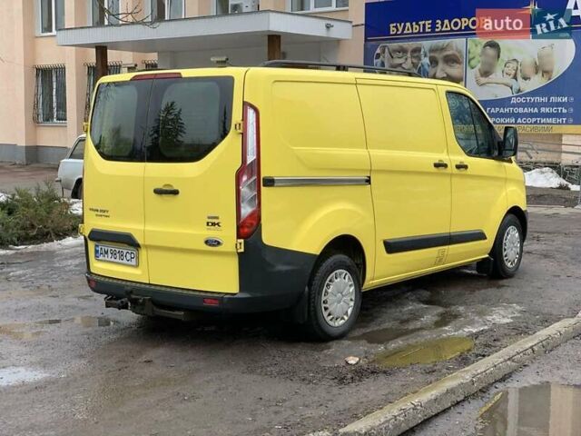Жовтий Форд Транзит Кастом, об'ємом двигуна 2.2 л та пробігом 192 тис. км за 9600 $, фото 2 на Automoto.ua