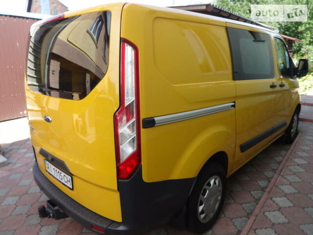 Жовтий Форд Транзит Кастом, об'ємом двигуна 2 л та пробігом 215 тис. км за 17800 $, фото 3 на Automoto.ua