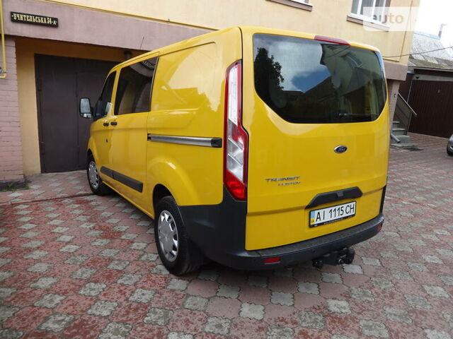 Жовтий Форд Транзит Кастом, об'ємом двигуна 2 л та пробігом 215 тис. км за 17800 $, фото 2 на Automoto.ua