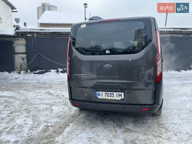 Сірий Форд Транзит Кастом, об'ємом двигуна 2 л та пробігом 195 тис. км за 13000 $, фото 5 на Automoto.ua