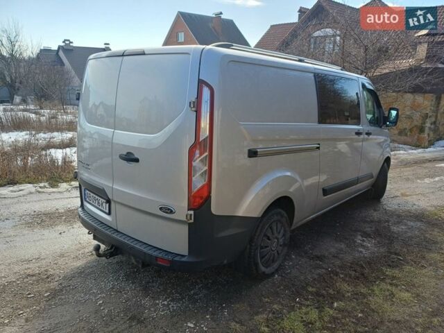Сірий Форд Транзит Кастом, об'ємом двигуна 2 л та пробігом 257 тис. км за 15000 $, фото 3 на Automoto.ua