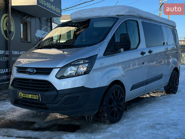Серый Форд Транзит Кастом, объемом двигателя 2.2 л и пробегом 138 тыс. км за 12900 $, фото 2 на Automoto.ua