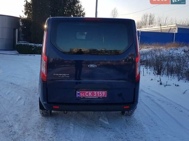 Синий Форд Транзит Кастом, объемом двигателя 2 л и пробегом 197 тыс. км за 15600 $, фото 3 на Automoto.ua