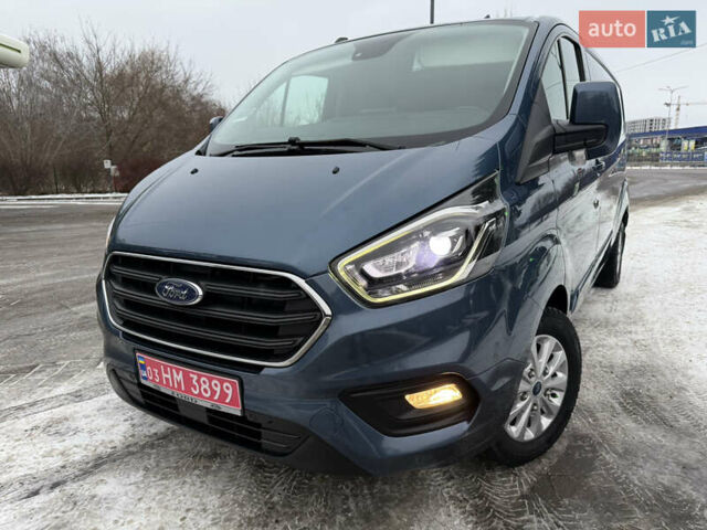 Синий Форд Транзит Кастом, объемом двигателя 2 л и пробегом 182 тыс. км за 18500 $, фото 2 на Automoto.ua