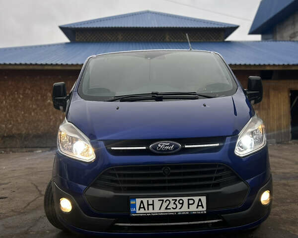Синій Форд Транзит Кастом, об'ємом двигуна 2 л та пробігом 213 тис. км за 14500 $, фото 1 на Automoto.ua