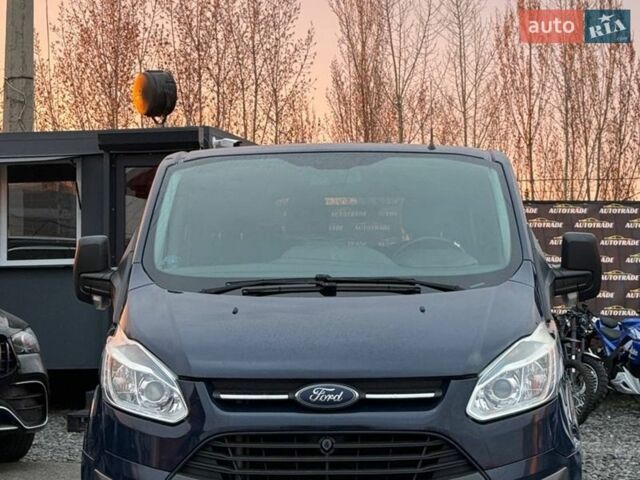 Синий Форд Транзит Кастом, объемом двигателя 2.2 л и пробегом 160 тыс. км за 14400 $, фото 1 на Automoto.ua