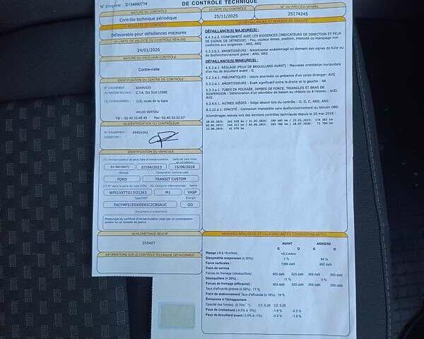 Синий Форд Транзит Кастом, объемом двигателя 2 л и пробегом 259 тыс. км за 20500 $, фото 49 на Automoto.ua