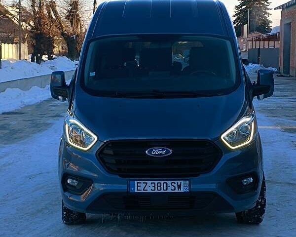 Синий Форд Транзит Кастом, объемом двигателя 2 л и пробегом 259 тыс. км за 21500 $, фото 1 на Automoto.ua
