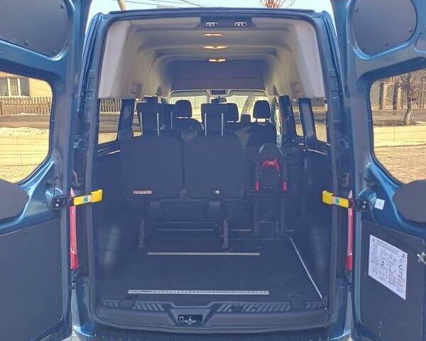 Синий Форд Транзит Кастом, объемом двигателя 2 л и пробегом 259 тыс. км за 21500 $, фото 2 на Automoto.ua