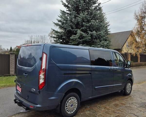 Синий Форд Транзит Кастом, объемом двигателя 2 л и пробегом 162 тыс. км за 21900 $, фото 2 на Automoto.ua