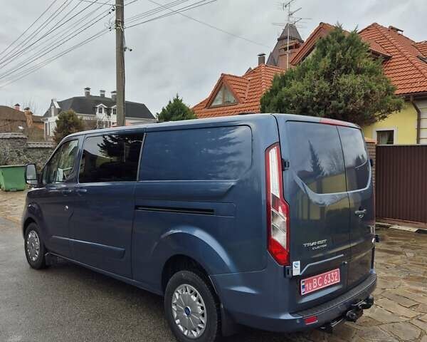 Синий Форд Транзит Кастом, объемом двигателя 2 л и пробегом 162 тыс. км за 21900 $, фото 3 на Automoto.ua