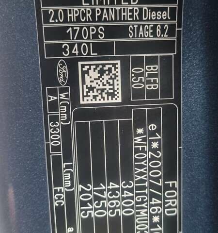 Синий Форд Транзит Кастом, объемом двигателя 2 л и пробегом 184 тыс. км за 27999 $, фото 58 на Automoto.ua