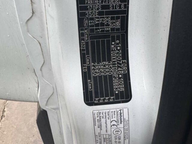 Белый Форд Транзит, объемом двигателя 2 л и пробегом 320 тыс. км за 14300 $, фото 12 на Automoto.ua