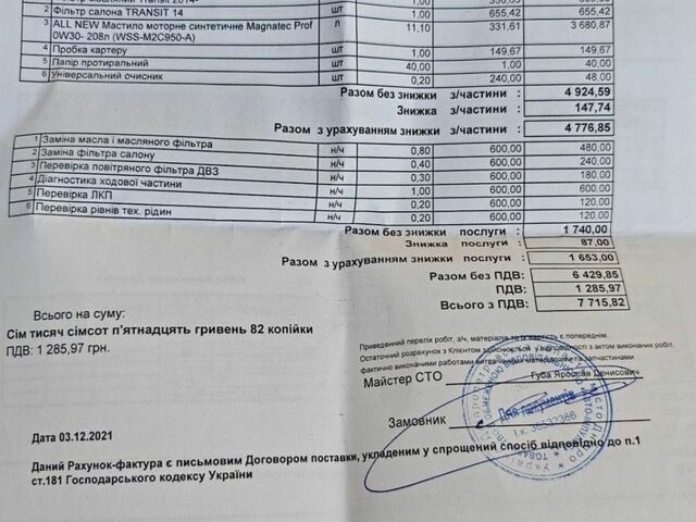 Белый Форд Транзит, объемом двигателя 2 л и пробегом 40 тыс. км за 36800 $, фото 42 на Automoto.ua