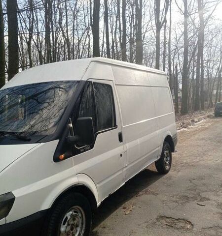 Белый Форд Транзит, объемом двигателя 2.5 л и пробегом 350 тыс. км за 3500 $, фото 1 на Automoto.ua
