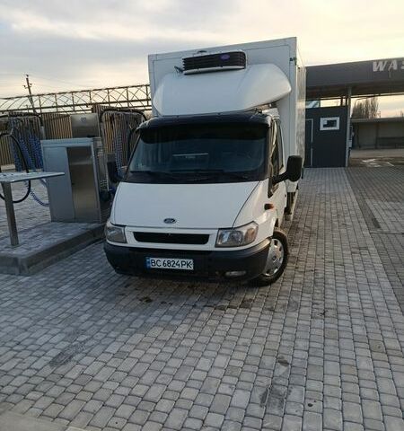 Белый Форд Транзит, объемом двигателя 2.4 л и пробегом 450 тыс. км за 6500 $, фото 1 на Automoto.ua