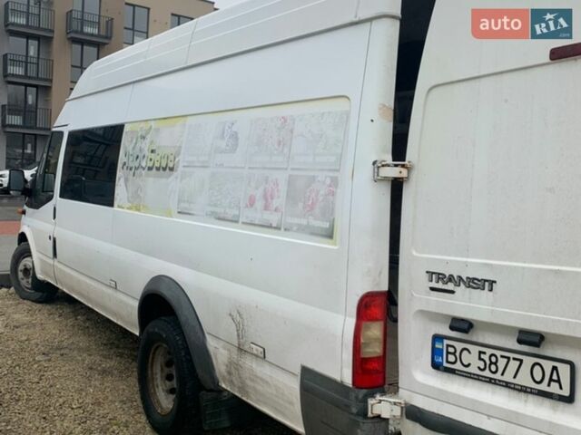 Белый Форд Транзит, объемом двигателя 2.4 л и пробегом 303 тыс. км за 7200 $, фото 1 на Automoto.ua