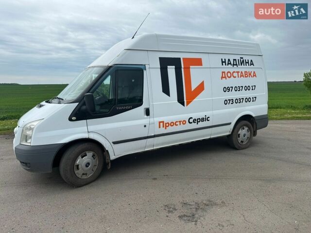 Белый Форд Транзит, объемом двигателя 2.4 л и пробегом 332 тыс. км за 9000 $, фото 1 на Automoto.ua