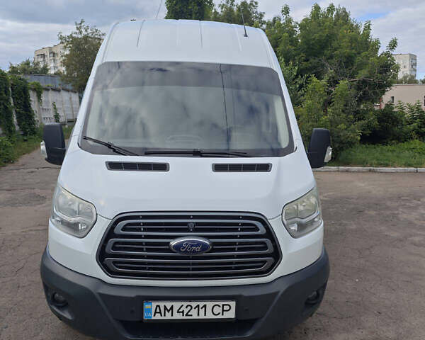 Белый Форд Транзит, объемом двигателя 2.2 л и пробегом 326 тыс. км за 13000 $, фото 2 на Automoto.ua