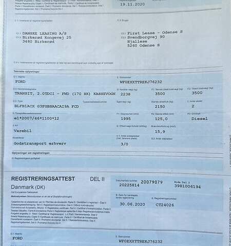 Білий Форд Транзит, об'ємом двигуна 2 л та пробігом 217 тис. км за 16900 $, фото 30 на Automoto.ua