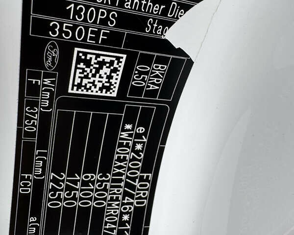 Белый Форд Транзит, объемом двигателя 2 л и пробегом 195 тыс. км за 18900 $, фото 62 на Automoto.ua