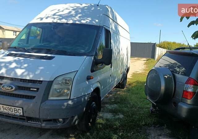 Білий Форд Транзит, об'ємом двигуна 2.4 л та пробігом 315 тис. км за 8500 $, фото 1 на Automoto.ua