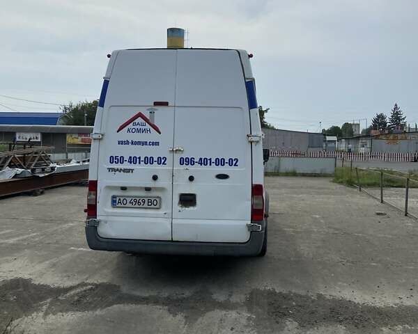Белый Форд Транзит, объемом двигателя 2.4 л и пробегом 375 тыс. км за 8500 $, фото 1 на Automoto.ua