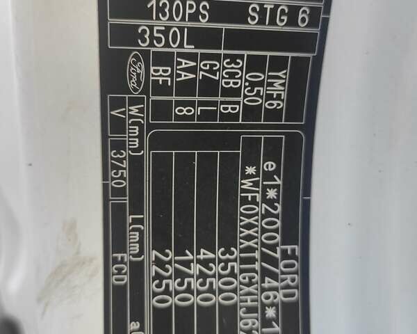 Белый Форд Транзит, объемом двигателя 2 л и пробегом 187 тыс. км за 12000 $, фото 8 на Automoto.ua