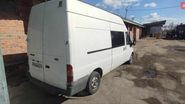 Білий Форд Транзит, об'ємом двигуна 2 л та пробігом 450 тис. км за 6000 $, фото 1 на Automoto.ua