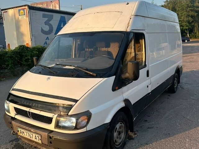 Белый Форд Транзит, объемом двигателя 2 л и пробегом 200 тыс. км за 4000 $, фото 1 на Automoto.ua