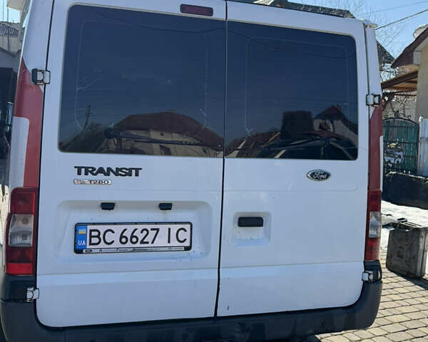 Білий Форд Транзит, об'ємом двигуна 2.2 л та пробігом 338 тис. км за 6500 $, фото 1 на Automoto.ua