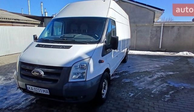 Білий Форд Транзит, об'ємом двигуна 2.4 л та пробігом 313 тис. км за 9000 $, фото 1 на Automoto.ua