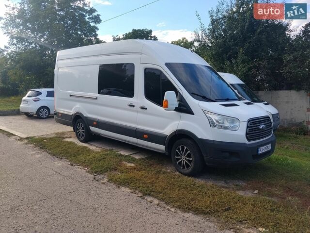 Білий Форд Транзит, об'ємом двигуна 2.2 л та пробігом 208 тис. км за 15200 $, фото 1 на Automoto.ua