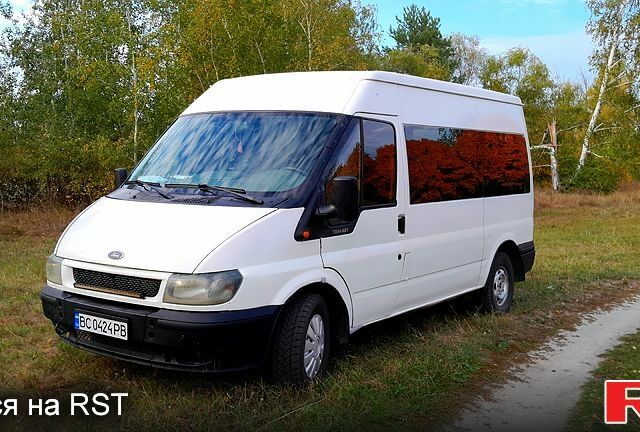 Белый Форд Транзит, объемом двигателя 2 л и пробегом 500 тыс. км за 5300 $, фото 1 на Automoto.ua