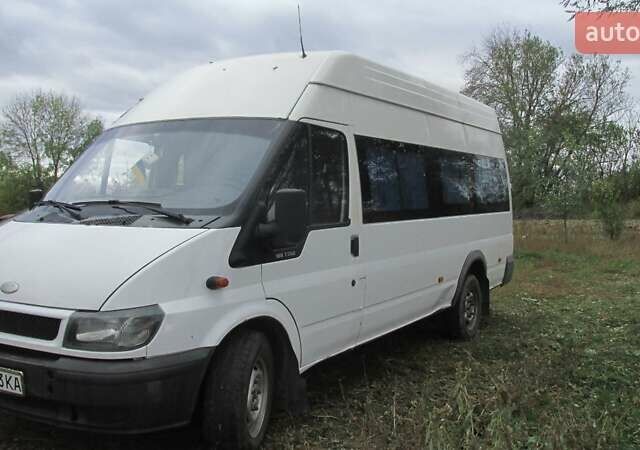 Білий Форд Транзит, об'ємом двигуна 2.4 л та пробігом 300 тис. км за 6000 $, фото 1 на Automoto.ua