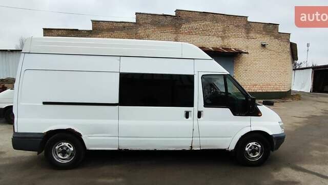 Белый Форд Транзит, объемом двигателя 2 л и пробегом 568 тыс. км за 3500 $, фото 1 на Automoto.ua